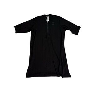 3X Calvin Klein Pullover Top Half Zip Black Loungewear NWT